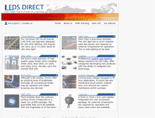 Tablet Screenshot of ledsdirect.com